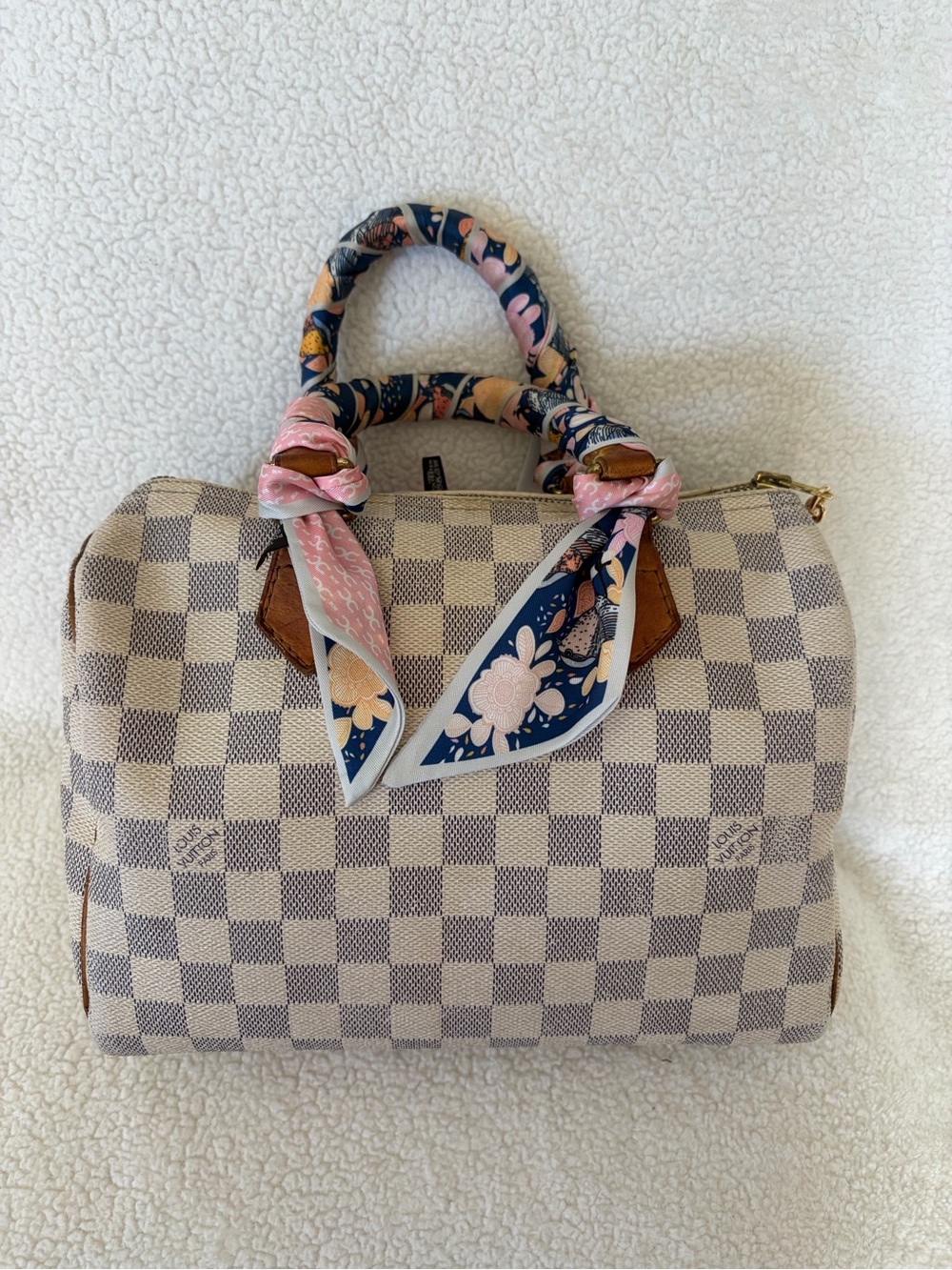Louis Vuitton Vintage Speedy 25 Damier Azur